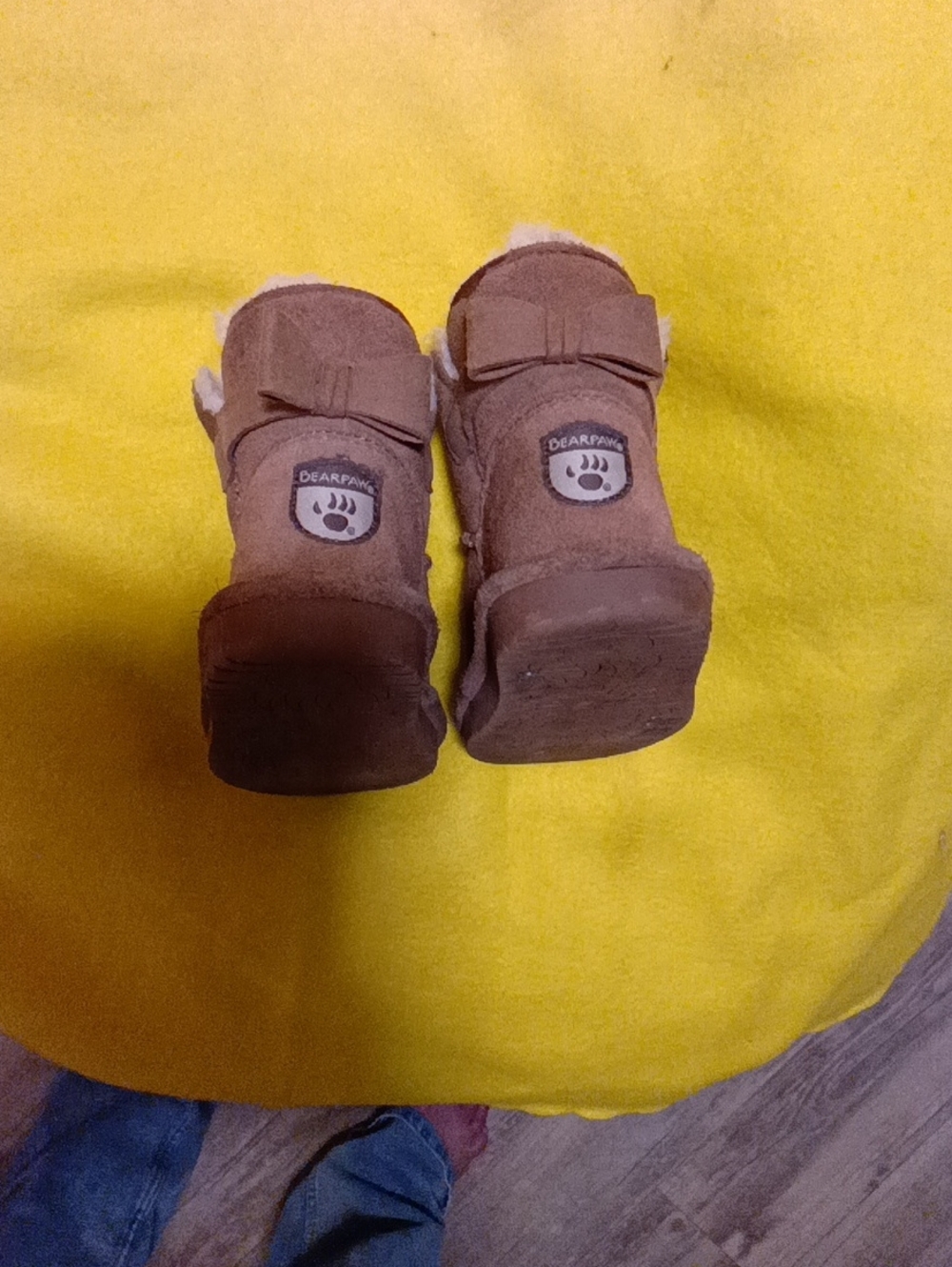 Brown Kids Booties - Cozy Slip-On Shoes